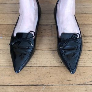 Authentic Jimmy Choo patent leather loafers